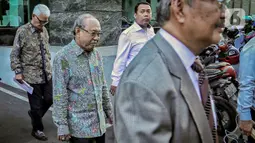 MKMK melakukan Pertemuan tertutup dengan 9 hakim konstitusi untuk mengusut laporan masyarakat terkait putusan Perkara Nomor 90/PUU-XXI/2023. (Liputan6.com/Angga Yuniar)