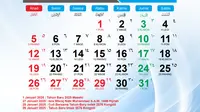 Link Download Kalender 2025 Lengkap dengan Libur Nasional dan Cuti Bersama, Mudah Dicetak Sendiri