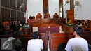 Suasana sidang permohonan praperadilan mantan Wali Kota Makassar Ilham Arief Sirajuddin di PN Jakarta Selatan, Kamis (9/7/2015). Hakim menolak permohonan praperadilan yang diajukan Ilham (Liputan6.com/Yoppy Renato)