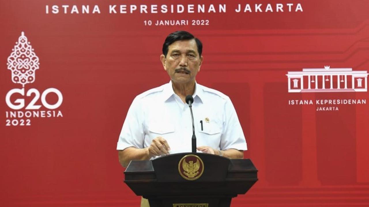 Menko Marves Luhut B. Pandjaitan