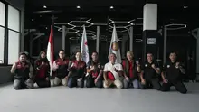 Kunjungan NOC Indonesia ke&nbsp;seleksi nasional Jujitsu untuk kelas 62 kg putra di Tapout Fitness. (Dok.&nbsp;NOC Indonesia/Tetuko Mediantoro)