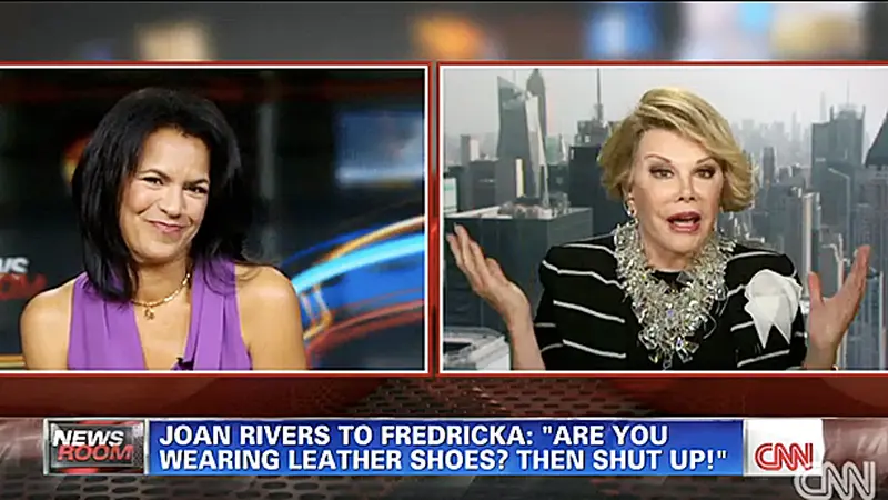 Joan Rivers Hengkang di Tengah Wawancara CNN