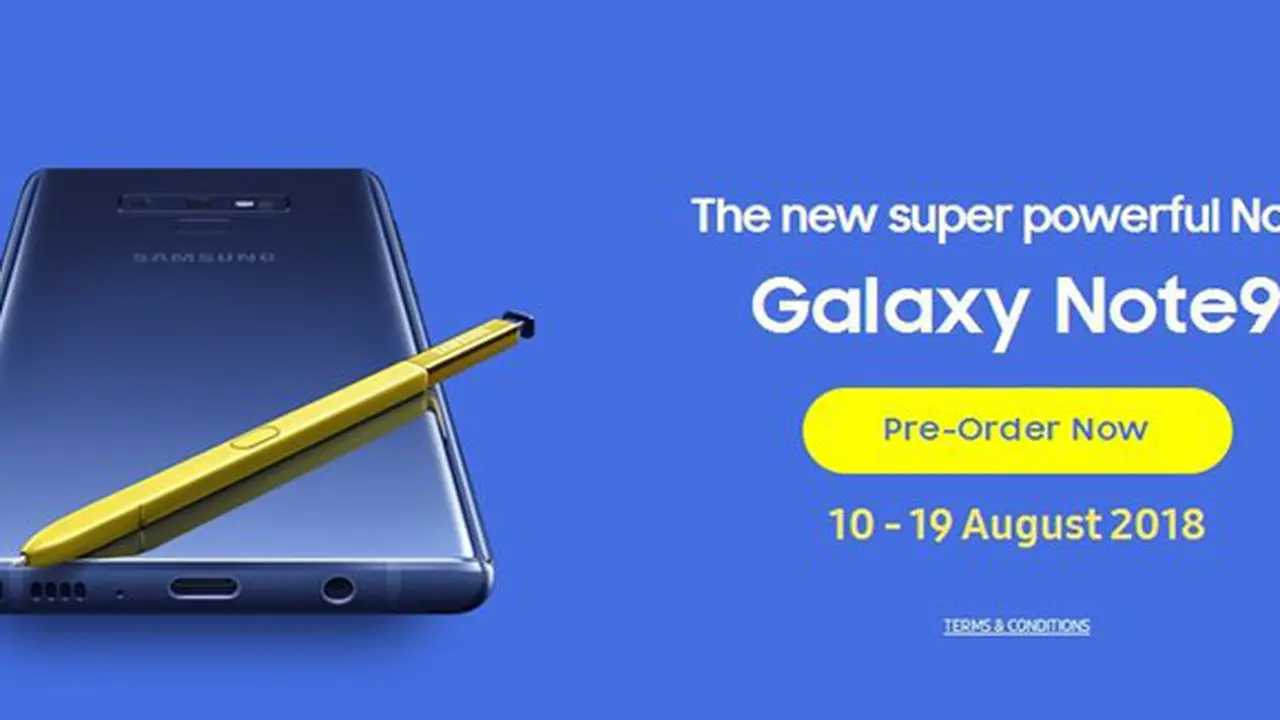 Samsung Galaxy Note9./Copyright samsung.com