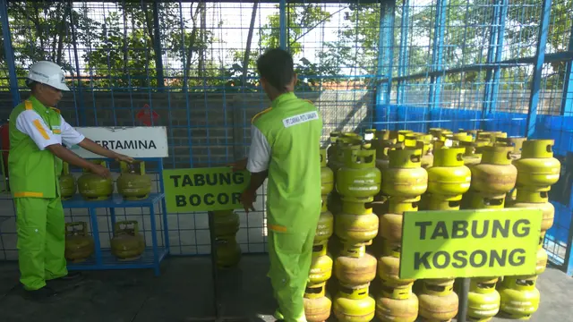 Tabung Gas Melon Kosong Bikin Pusing Warga Brebes Selama Lebaran
