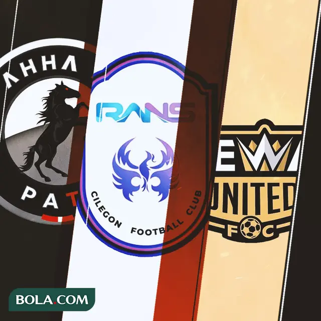 Ilustrasi - Logo AHHA PS Pati, RANS Cilegon FC, Dewa United