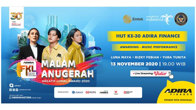 Catat Malam Kreatif Lokal Award 2020 yang Bakal Disiarkan Secara Live