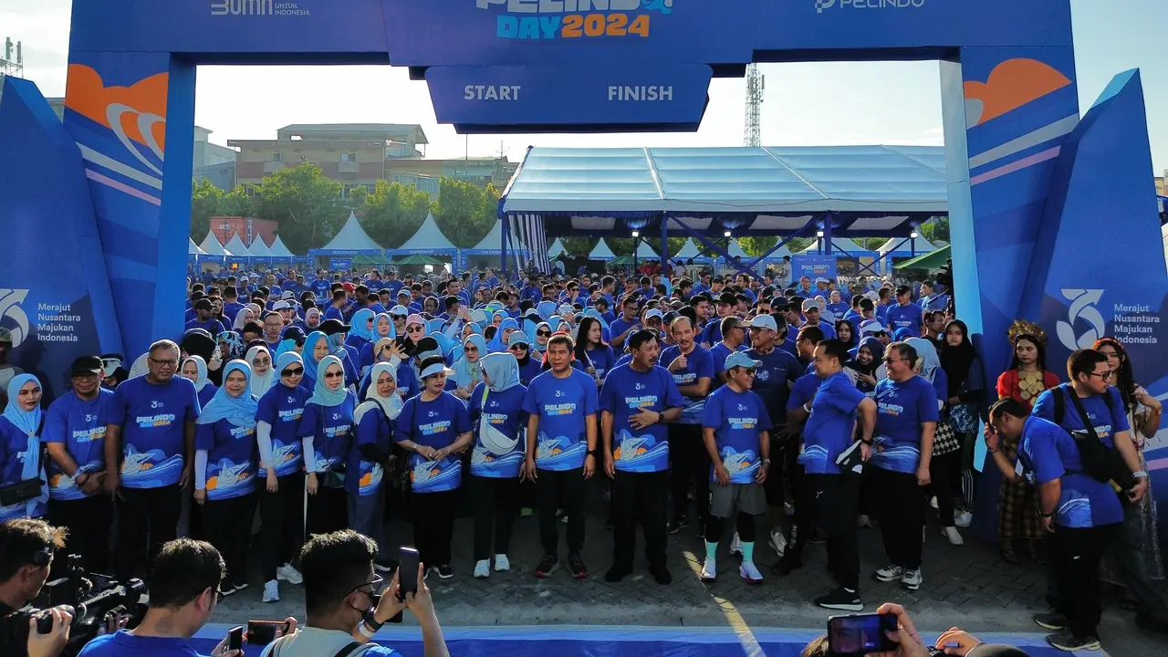 Jalan Sehat Pelindo Day 2024 (Liputan6.com/Fauzan)