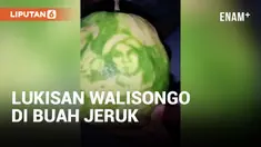 Viral! Gambar Walisongo di Buah Jeruk