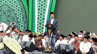 Presiden Jokowi menghadiri acara Harlah ke-73 Muslimat NU di GBK, Jakarta. (nu.or.id)