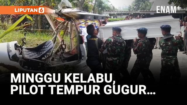 Suasana duka menyelimuti Ciampea, Bogor, setelah sebuah pesawat latih sipil milik Federasi Aero Sport Indonesia (FASI) jatuh dan menewaskan Pilot Tempur Marsma TNI Fajar Adrianto.