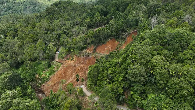 Potret Jalur Darat di Bener Meriah Aceh yang Terputus akibat Banjir Bandang Sumatra