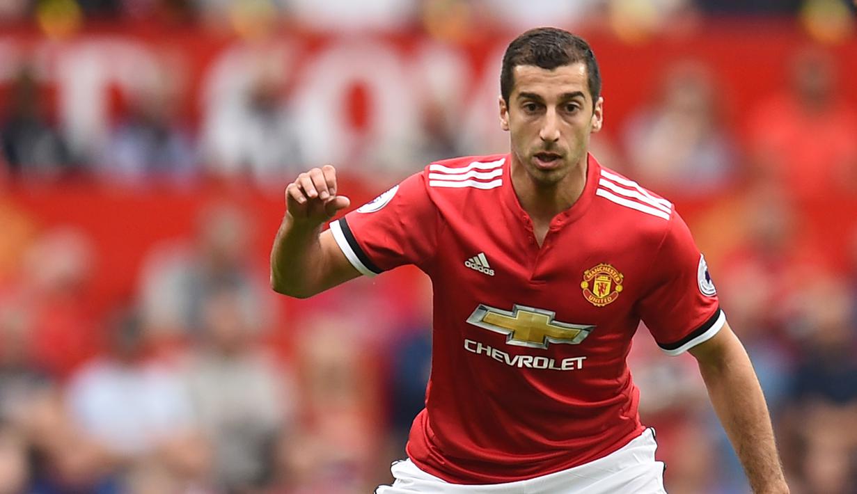 Henrikh Mkhitaryan (35 juta euro) - Setelah dua tahun bersama Manchester United, Mkhitaryan dijual Manchester United ke Arsenal dengan transfer senilai 35 juta euro pada tahun 2018. (AFP/Oli Scarff)
