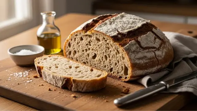 Homemade Rustic No-Yeast Bread