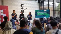 Initial Coffee Roaster bersama Tokopedia gelar media workshop untuk awak media di Surabaya (18/10/2022).