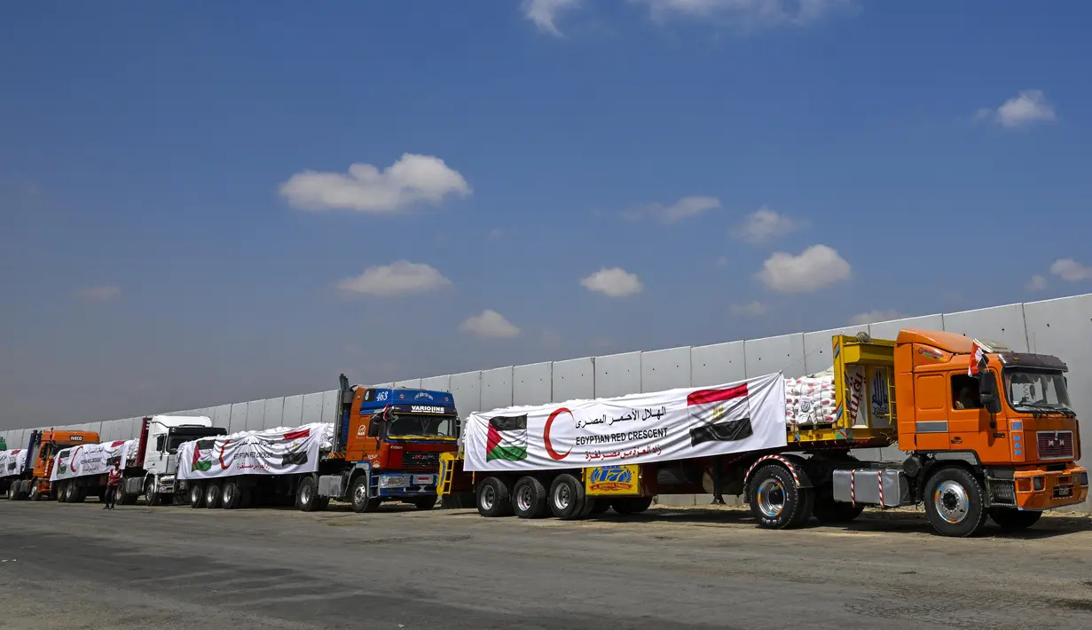 Amnesty International pada 18 Agustus 2025 menuduh Israel telah menerapkan kebijakan sengaja untuk menyebabkan kelaparan di Gaza. (Khaled DESOUKI/AFP)