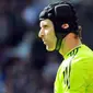 Ekspresi kiper Chelsea Petr Cech di laga EPL melawan Manchester United di Old Trafford, Manchester, 8 Mei 2011. AFP PHOTO / ANDREW YATES