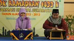 Citizen6, Surabaya: Kegiatan Pondok Ramadhan hari pertama diisi dengan lomba kaligrafi, lomba qiroah Alqur ' an, lomba Miss Jilbab dan Mr. Sarung, lomba perkusi saur, kuis Ramadhan, dan ceramah agama. (Pengirim: Penkobangdikal)