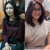 Potongan Rambut Baru Menantu Jokowi Selvi Ananda dan Erina Gudono. [@dannyliekuang/@warisirwanteam