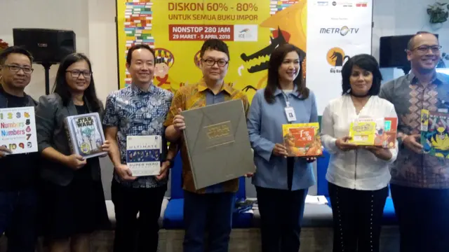 Tumbuhkan Minat Baca, The Big Bad Wolf 2018 Siapkan 5,5 Juta Buku