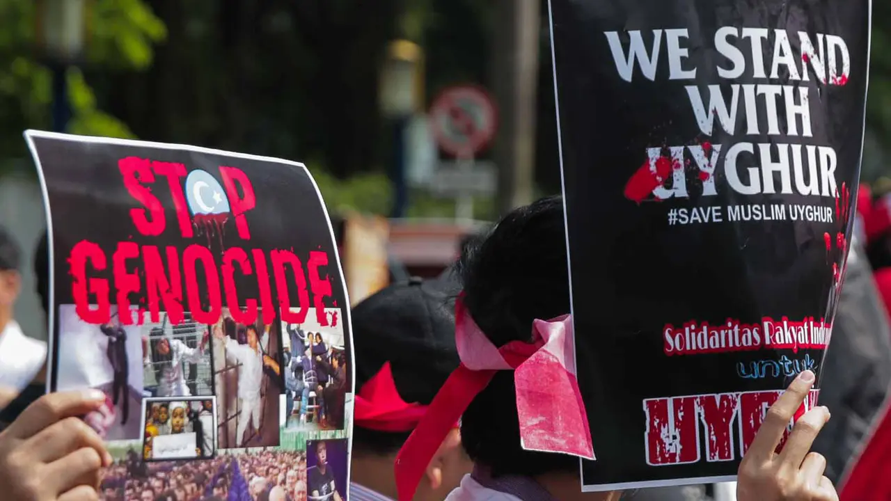 Aksi Solidaritas untuk Muslim Uighur