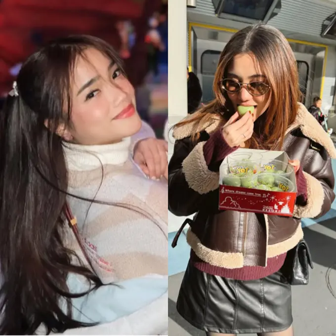 OOTD Fuji An dan Aaliyah Liburan ke Disneyland Tokyo