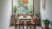 Ilustrasi Ruang Makan Kecil. (Foto: Gemini AI)
