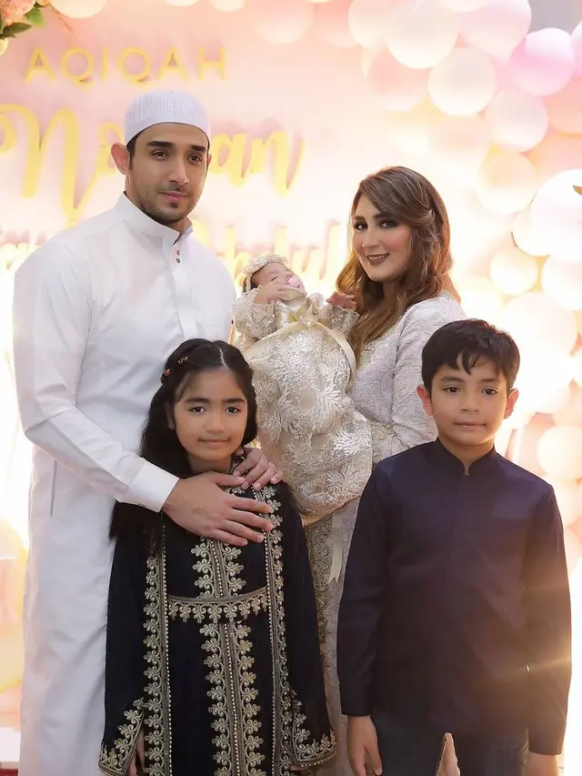 7 Momen Akikah Putri Tania Nadira dan Abdulla Alwi, Dekorasi Mewah dan Tampil Glamor