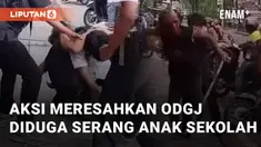 ODGJ diduga menyerang anak sekolah di Leuwiranji Rangkasbitung. Menurut warga, ODGJ tersebut sering terlihat membawa sebatang kayu