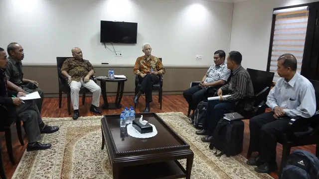 Perwakilan Perpag beraudiensi di Kementerian ESDM tentang mekanisme pengajuan KBAK (Kawasan Bentang Alam Karst) Gombong Selatan, Kebumen. (Foto: Liputan6.com/Perpag/Muhamad Ridlo).