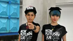 The Virgin kembali menghiasi layar bioskop lewat film keduanya 'Kok Putusin Gue?". Foto diambil pada Selasa (3/3/2015). (Liputan6.com/Panji Diksana)