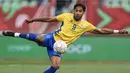 Selain membekukan timnasnya, Pierre-Emerick Aubameyang dkk juga dilarang bermain lagi di Timnas Gabon. Sementara itu, staf pelatih mereka juga langsung dibubarkan. (AFP/Franck Fife)