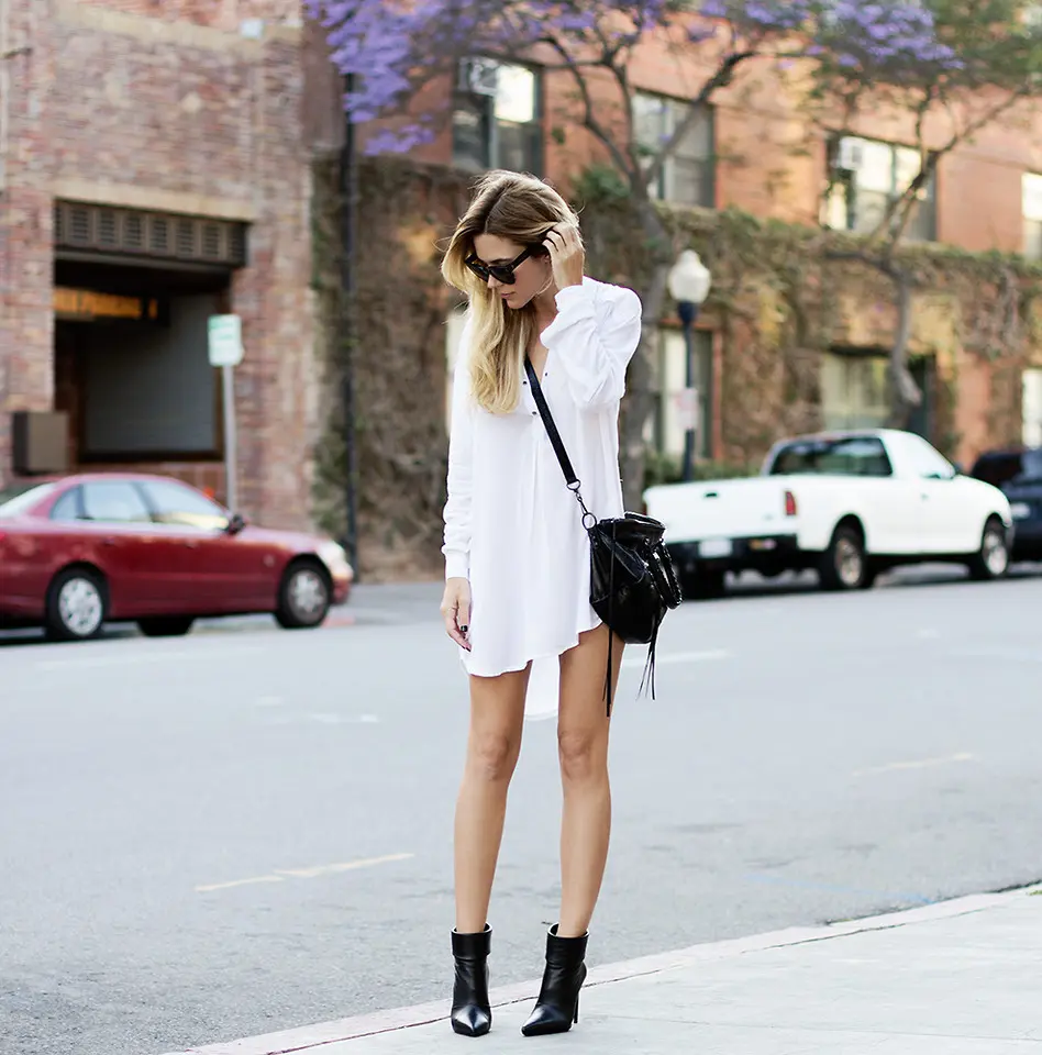 Shirt dress yang bikin penampilan jadi maksimal saat spring summer. (Image: bmodish.com)