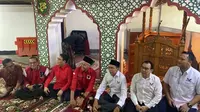Momen Keakraban Ganjar dan Petinggi Perindo Jumatan Bersama