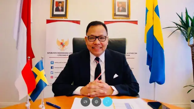 Duta Besar RI untuk Kerajaan Swedia dan Republik Latvia, Kamapradipta Isnomo.