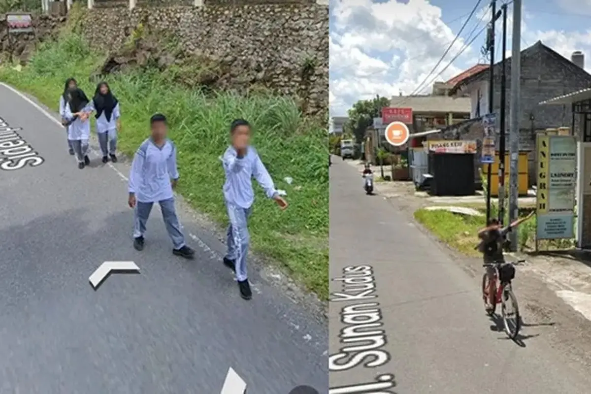 Kumpulan Potret Reaksi Nyeleneh Orang-Orang saat Berjumpa Mobil Google Maps