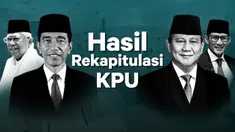 Komisi Pemilihan Umum (KPU) merampungkan rapat pleno rekapitulasi nasional di 34 Provinsi untuk Pilpres 2019. Hasilnya, pasangan calon nomor urut 01 unggul di 21 provinsi dan pasangan nomor urut 02 unggul di 13 provinsi.