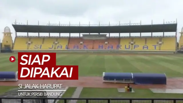Berita video Stadion Si Jalak Harupat sudah siap bila ingin digunakan tim Persib Bandung.