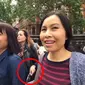 Turis asal Thailand rekam aksi pencopet di London, Inggris. (dok. screenshot video YouTube @Viral Press)