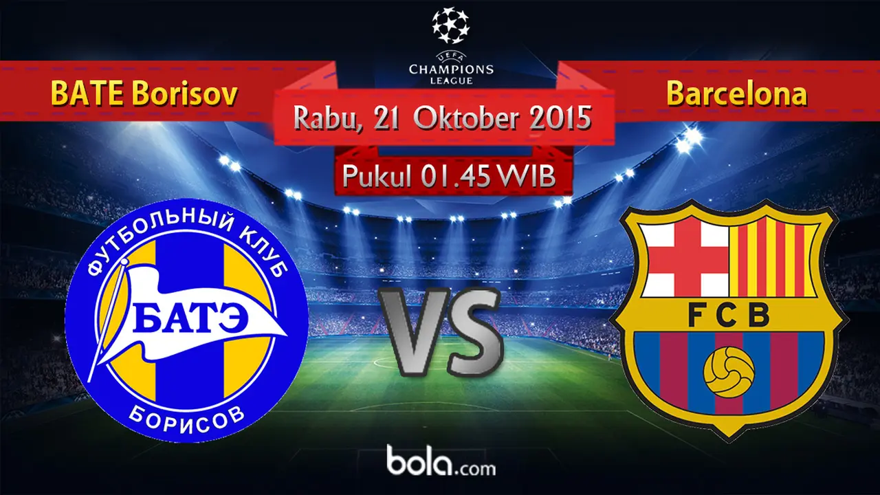 BATE Borisov Vs Barcelona (Bola.com/Rudi Riana)