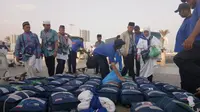 Jemaah haji yang tersisa di Madinah kurang dari 90 kloter. (www.haji.kemenag.go.id)