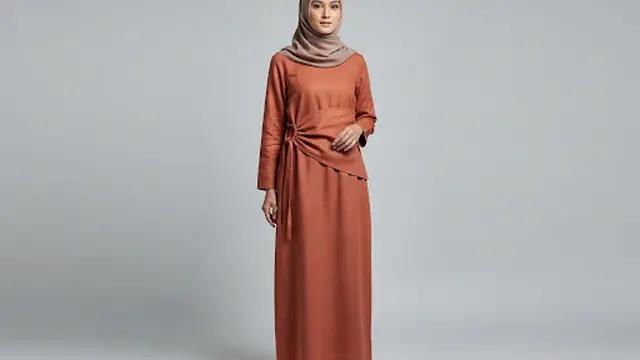 Gamis Ikat Samping