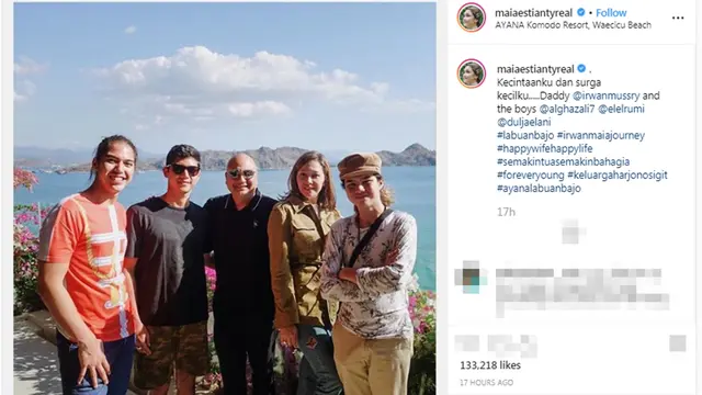 Maia Estianty dan Keluarga