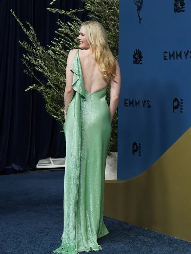 Elle Fanning di EMMY AWARDS 2026 (credit: Associated Press)