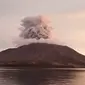 Erupsi Gunung Ruang, di Kabupaten Kepulauan Sitaro Sulut, pada Jumat 19 April 2024 pukul 17:06 Wita.