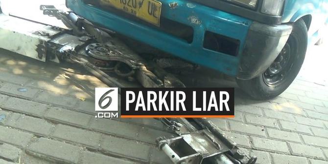 VIDEO: Angkot Hingga Taksi Kena Razia Parkir di Jakarta Timur