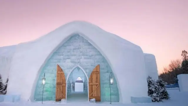 Keindahan Hotel dari Es