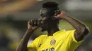 Eric Bailly. Bek asal Pantai Gading ini didatangkan Manchester United dari Villarreal pada awal musim 2016/2017. Total 1,5 musim di Villarreal, Eric Bailly telah bermain dalam 47 penampilan dengan mencetak 1 gol. (AFP/Jose Jordan)