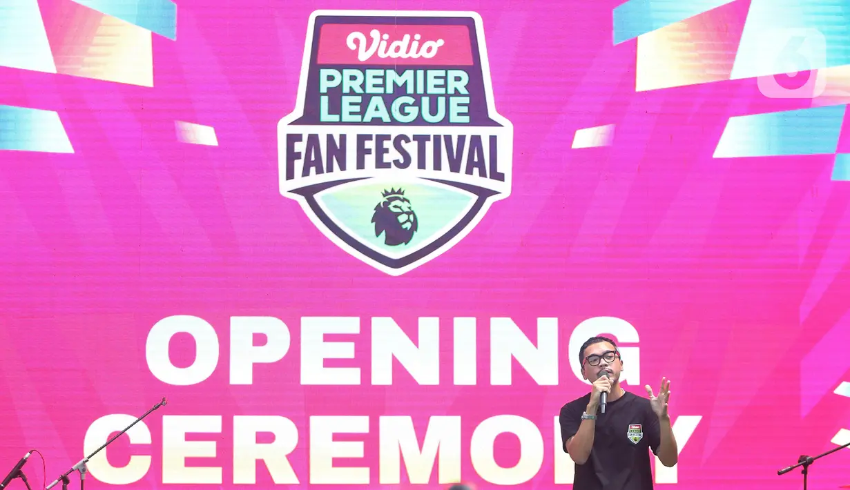 Premier League Fan Festival sebagai bagian upaya Vidio untuk terus menunjukkan komitmennya sebagai pemegang hak siar resmi Liga Inggris alias Premier League. (Liputan6.com/Angga Yuniar)