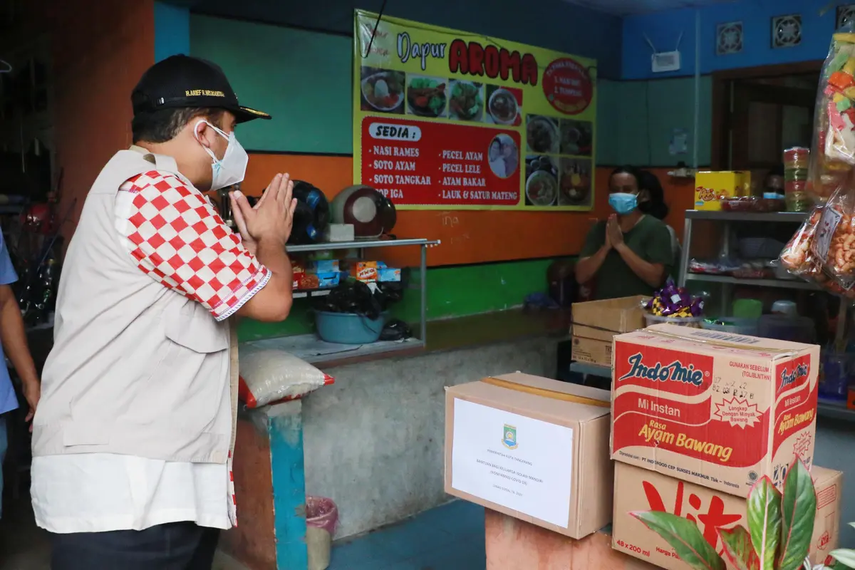 Isolasi Mandiri Terpapar Covid-19, Pemkot Tangerang Siapkan 8.311 Paket Sembako