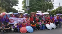 Hari AIDS sedunia di Kediri (Liputan6.com/Dian Kurniawan)